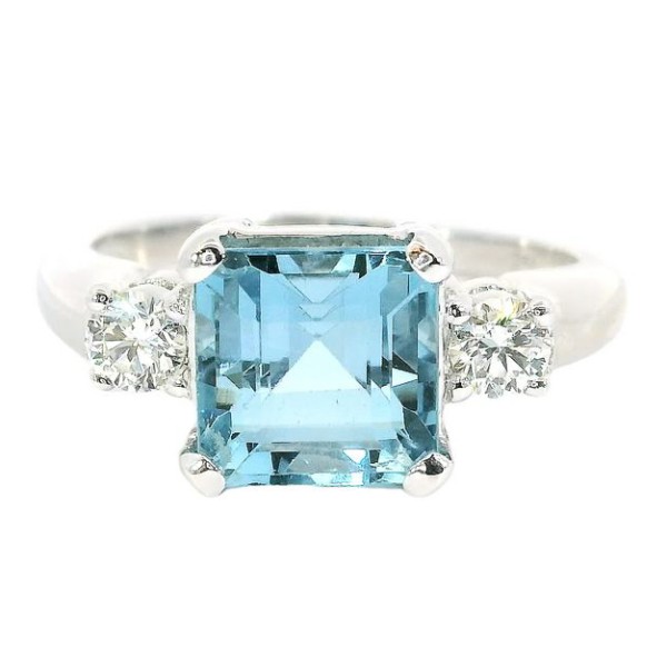 Vintage Aquamarin Ring