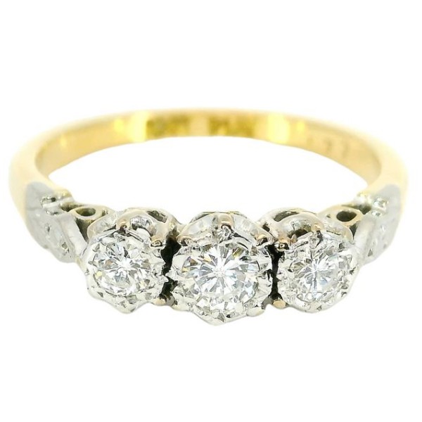 Antiker Ring Diamanten